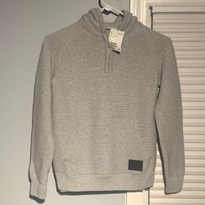 NWT H&M Boys Grey Hoodie Sweater, Size 10-12Y